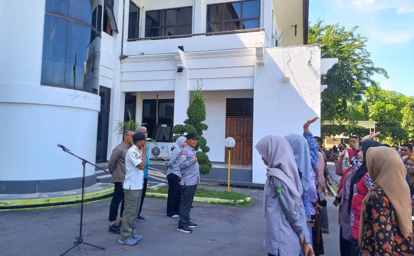 Banyak ASN Mangkir Apel Pagi, Wabup H. Ansori: Saya Akan Tindak Tegas, Apel Pagi Bentuk Semangat kerja 
