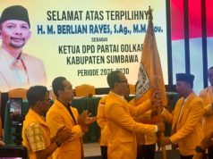 Terpilih Aklamasi, Berlian Rayes Pimpin Golkar Sumbawa